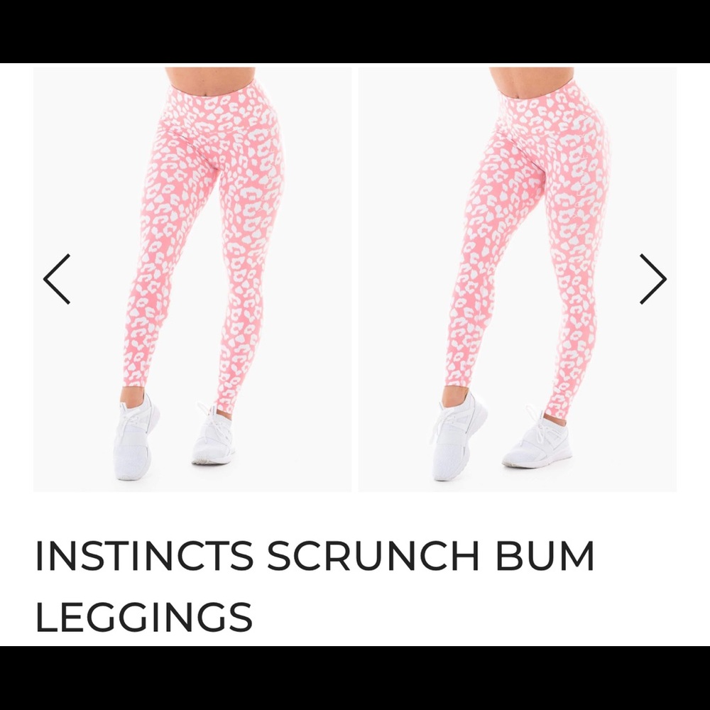Ryderwear instincts scrunch bum leggings bra PINK